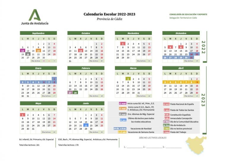 Publicación Calendario Escolar 2022/23 La Salle San Francisco