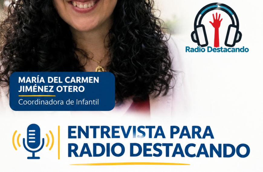 María del Carmen Jiménez Otero, voz de nuestro proyecto de Infantil en Radio Destacando